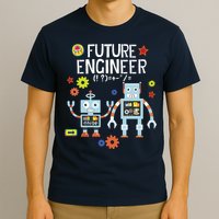 Future Engineer Robotics Robot Costume For Adults Kids T-Shirt