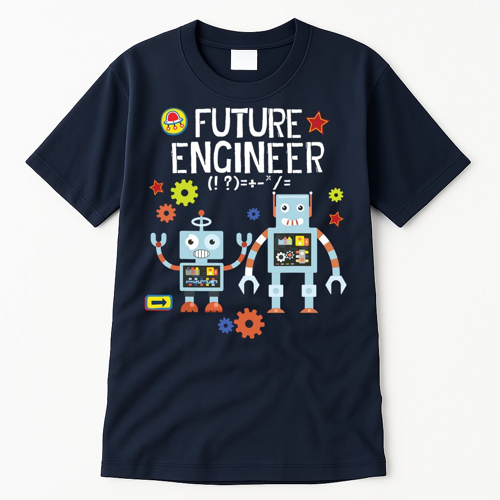 Future Engineer Robotics Robot Costume For Adults Kids Tall T-Shirt