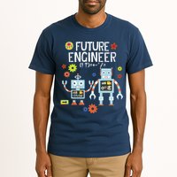 Future Engineer Robotics Robot Costume For Adults Kids Tall T-Shirt