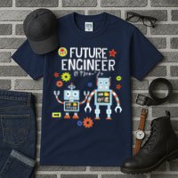 Future Engineer Robotics Robot Costume For Adults Kids Tall T-Shirt