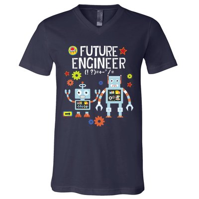 Future Engineer Robotics Robot Costume For Adults Kids V-Neck T-Shirt