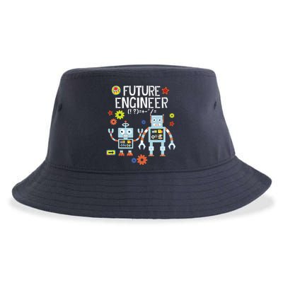 Future Engineer Robotics Robot Costume For Adults Kids Sustainable Bucket Hat