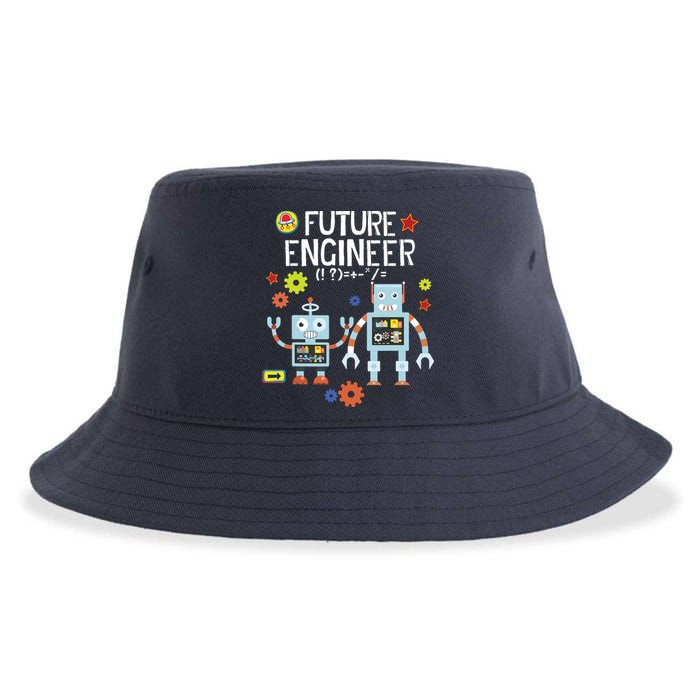 Future Engineer Robotics Robot Costume For Adults Kids Sustainable Bucket Hat