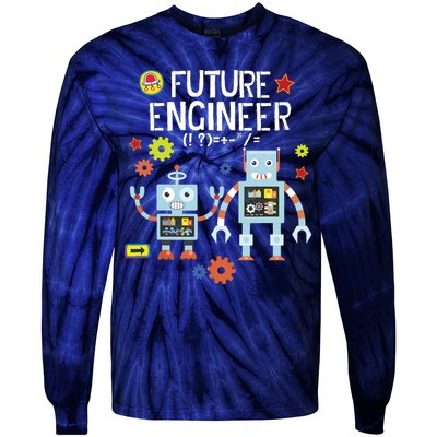Future Engineer Robotics Robot Costume For Adults Kids Tie-Dye Long Sleeve Shirt