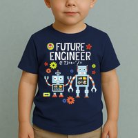 Future Engineer Robotics Robot Costume For Adults Kids Toddler T-Shirt
