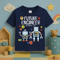 Future Engineer Robotics Robot Costume For Adults Kids Toddler T-Shirt