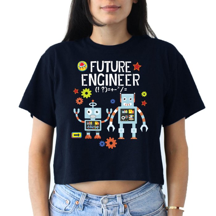 Future Engineer Robotics Robot Costume For Adults Kids Crop Top