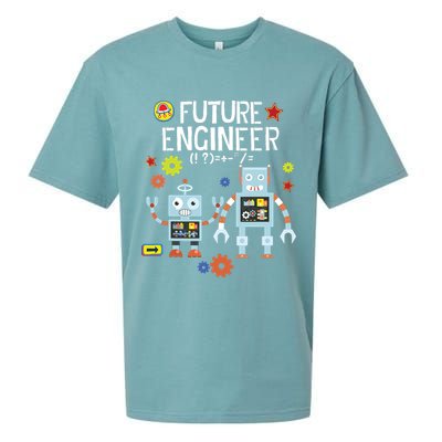 Future Engineer Robotics Robot Costume For Adults Kids Sueded Cloud Jersey T-Shirt