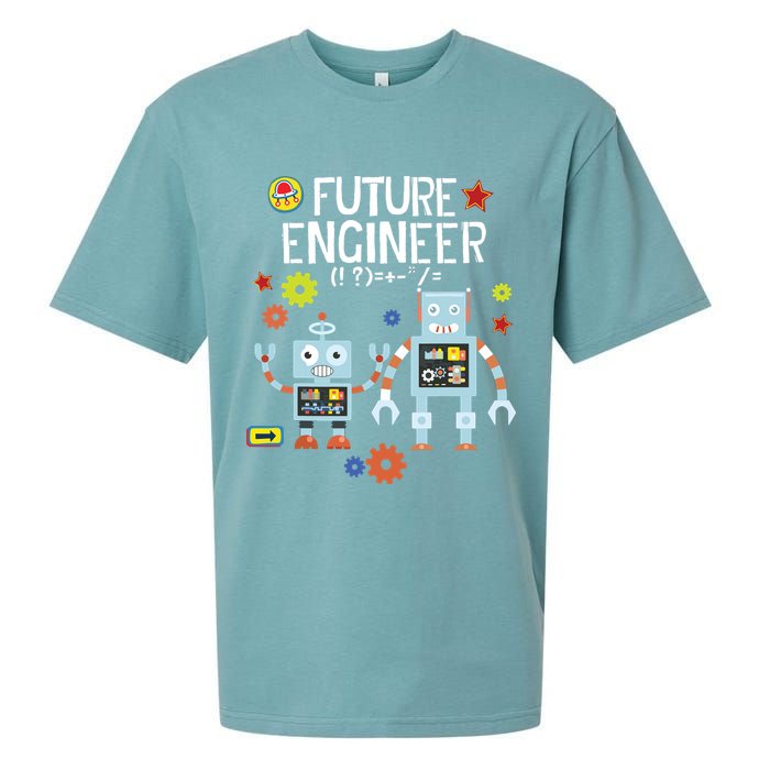 Future Engineer Robotics Robot Costume For Adults Kids Sueded Cloud Jersey T-Shirt