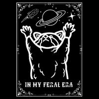 Feral Era Raccoon Cosmic Adventure Cooling Performance Crew T-Shirt