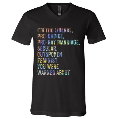Feminist Empowerment Rights Social Justice March V-Neck T-Shirt