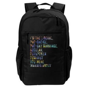 Feminist Empowerment Rights Social Justice March Daily Commute Backpack