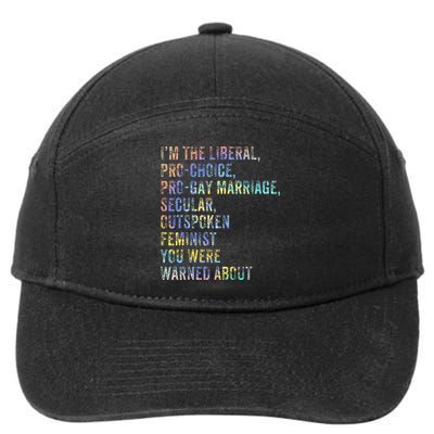 Feminist Empowerment Rights Social Justice March 7-Panel Snapback Hat