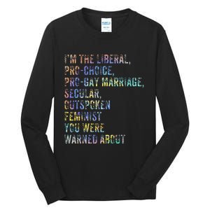 Feminist Empowerment Rights Social Justice March Tall Long Sleeve T-Shirt