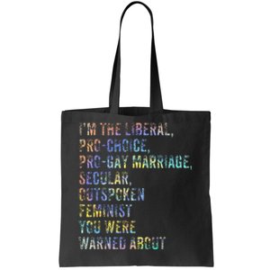 Feminist Empowerment Rights Social Justice March Tote Bag