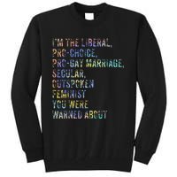 Feminist Empowerment Rights Social Justice March Tall Sweatshirt