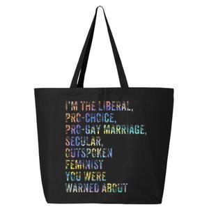 Feminist Empowerment Rights Social Justice March 25L Jumbo Tote