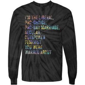 Feminist Empowerment Rights Social Justice March Tie-Dye Long Sleeve Shirt