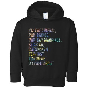 Feminist Empowerment Rights Social Justice March Toddler Hoodie