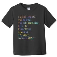 Feminist Empowerment Rights Social Justice March Toddler T-Shirt