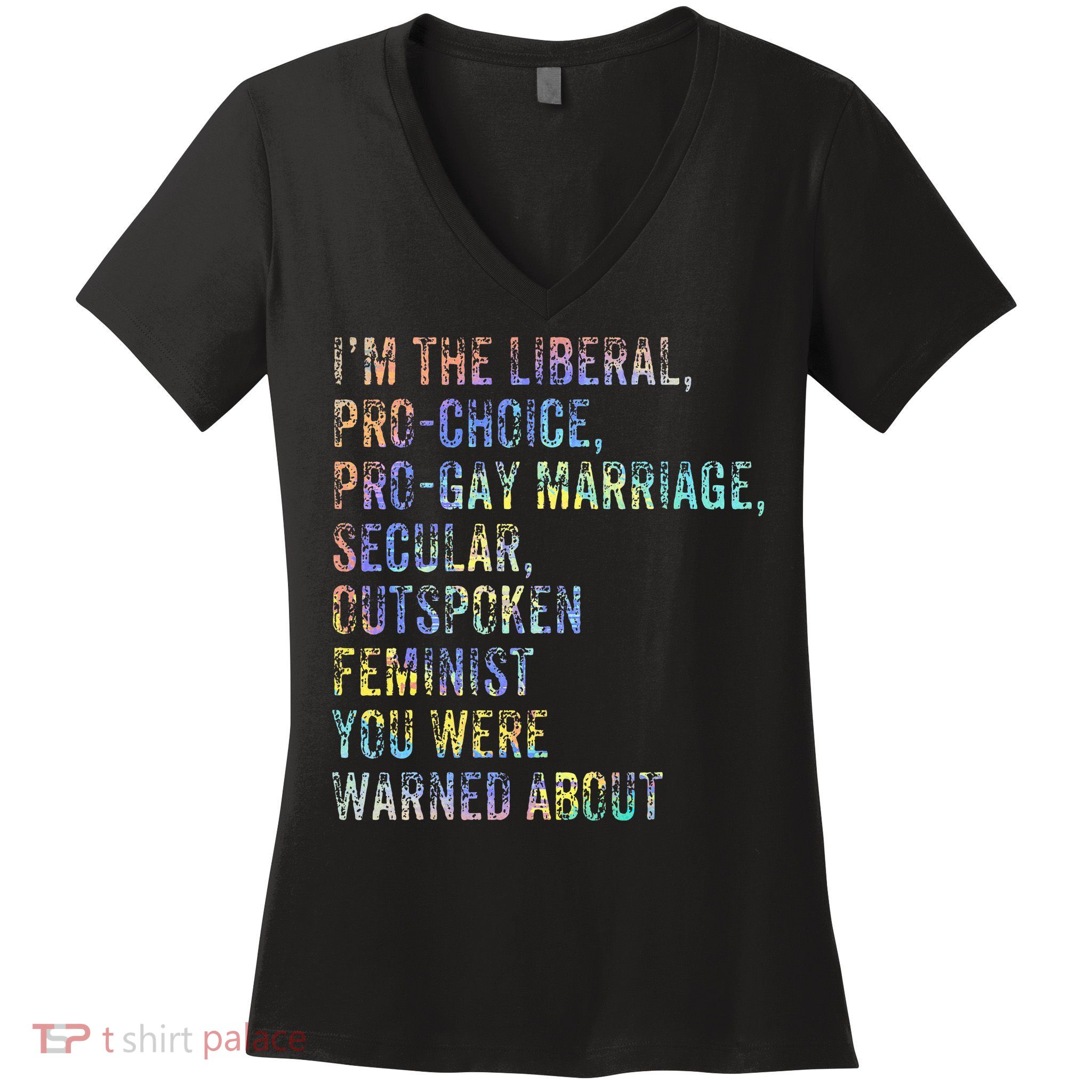 Feminist Empowerment Rights Social Justice March Women's V-Neck T-Shirt