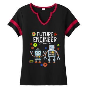 Future Engineer Robotics Robot Costume For Adults & Kids Ladies Halftime Notch Neck Tee