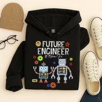 Future Engineer Robotics Robot Costume For Adults & Kids Hoodie
