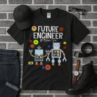 Future Engineer Robotics Robot Costume For Adults & Kids Tall T-Shirt