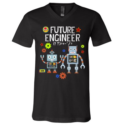 Future Engineer Robotics Robot Costume For Adults & Kids V-Neck T-Shirt