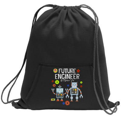 Future Engineer Robotics Robot Costume For Adults & Kids Sweatshirt Cinch Pack Bag