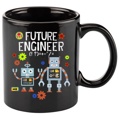 Future Engineer Robotics Robot Costume For Adults & Kids 11oz C Handle Ceramic Mug
