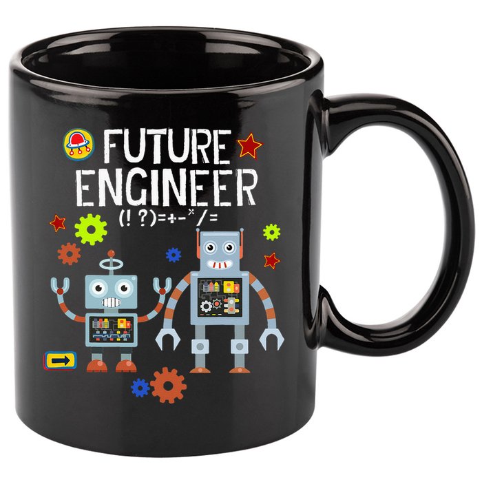 Future Engineer Robotics Robot Costume For Adults & Kids 11oz C Handle Ceramic Mug
