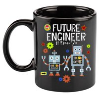 Future Engineer Robotics Robot Costume For Adults & Kids 11oz C Handle Ceramic Mug