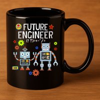 Future Engineer Robotics Robot Costume For Adults & Kids 11oz C Handle Ceramic Mug