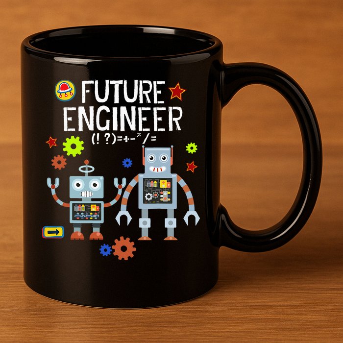 Future Engineer Robotics Robot Costume For Adults & Kids 11oz C Handle Ceramic Mug