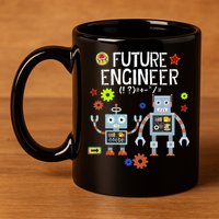 Future Engineer Robotics Robot Costume For Adults & Kids 11oz C Handle Ceramic Mug