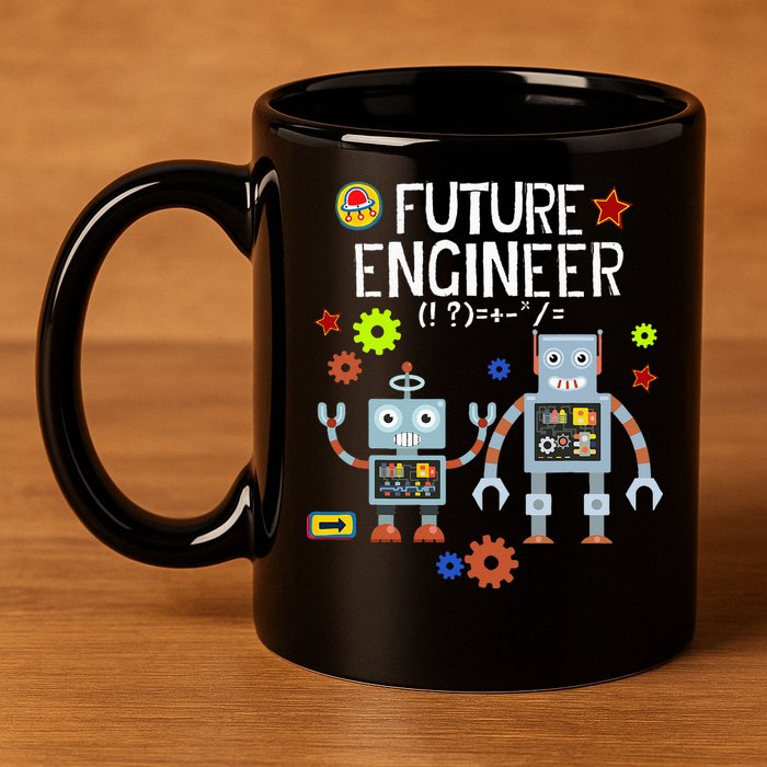 Future Engineer Robotics Robot Costume For Adults & Kids 11oz C Handle Ceramic Mug