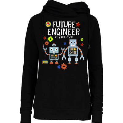 Future Engineer Robotics Robot Costume For Adults & Kids Womens Funnel Neck Pullover Hood