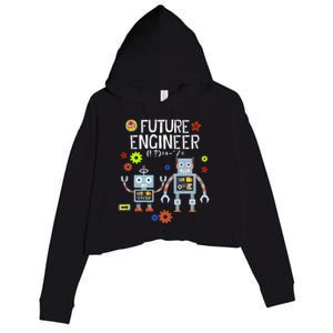 Future Engineer Robotics Robot Costume For Adults & Kids Crop Fleece Hoodie