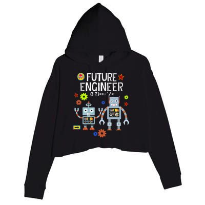 Future Engineer Robotics Robot Costume For Adults & Kids Crop Fleece Hoodie