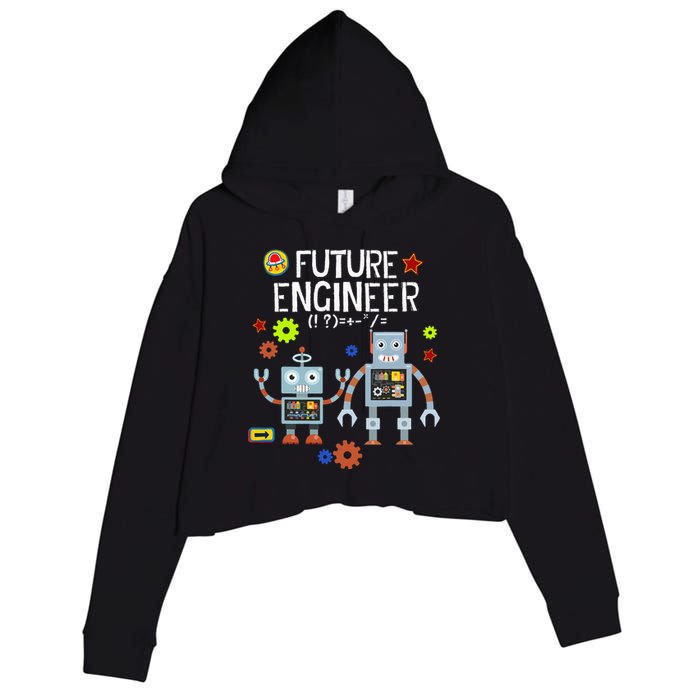 Future Engineer Robotics Robot Costume For Adults & Kids Crop Fleece Hoodie