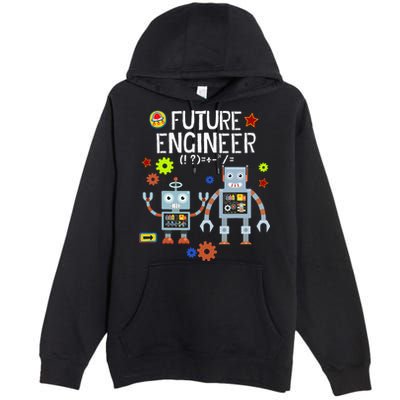 Future Engineer Robotics Robot Costume For Adults & Kids Premium Pullover Hoodie