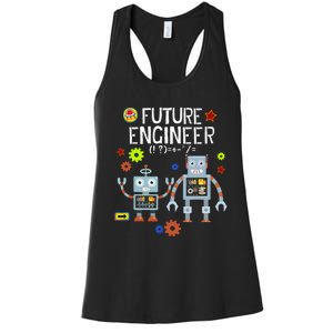 Future Engineer Robotics Robot Costume For Adults & Kids Women's Racerback Tank