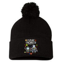 Future Engineer Robotics Robot Costume For Adults & Kids Pom Pom 12in Knit Beanie