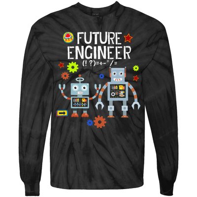 Future Engineer Robotics Robot Costume For Adults & Kids Tie-Dye Long Sleeve Shirt