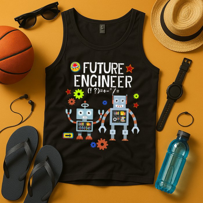 Future Engineer Robotics Robot Costume For Adults & Kids Tank Top