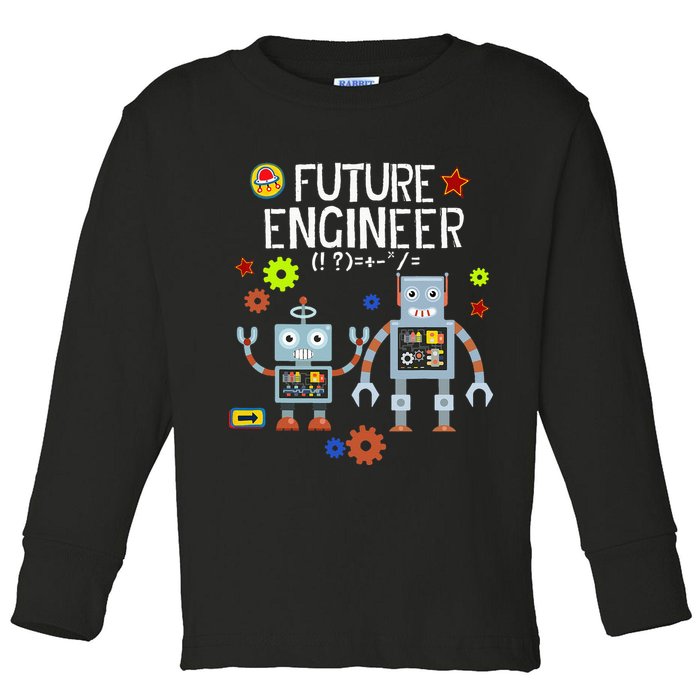 Future Engineer Robotics Robot Costume For Adults & Kids Toddler Long Sleeve Shirt