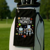 Future Engineer Robotics Robot Costume For Adults & Kids Golf Towel