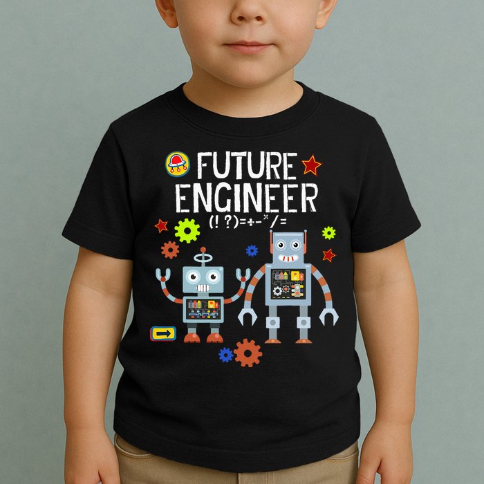 Future Engineer Robotics Robot Costume For Adults & Kids Toddler T-Shirt