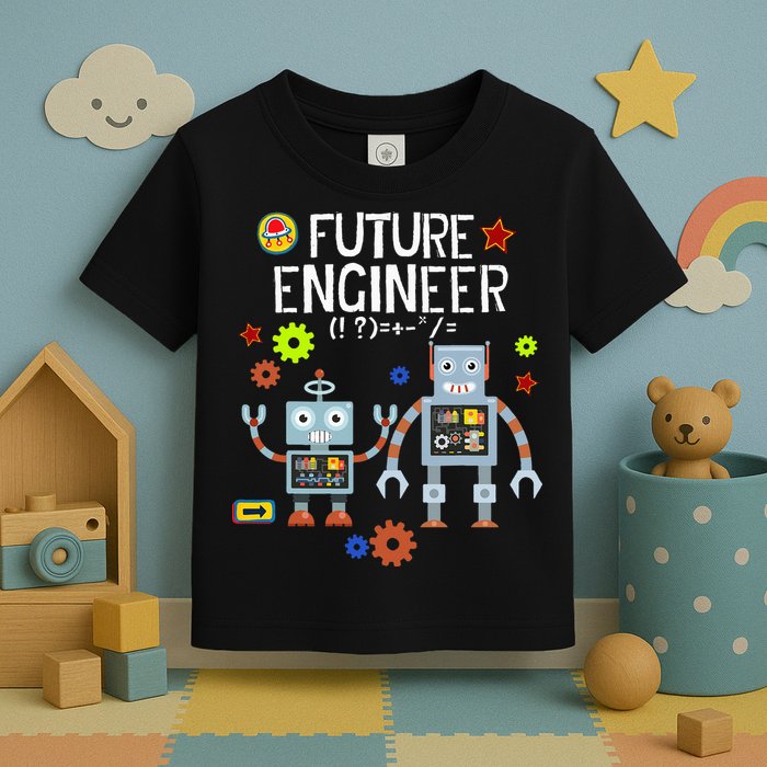 Future Engineer Robotics Robot Costume For Adults & Kids Toddler T-Shirt